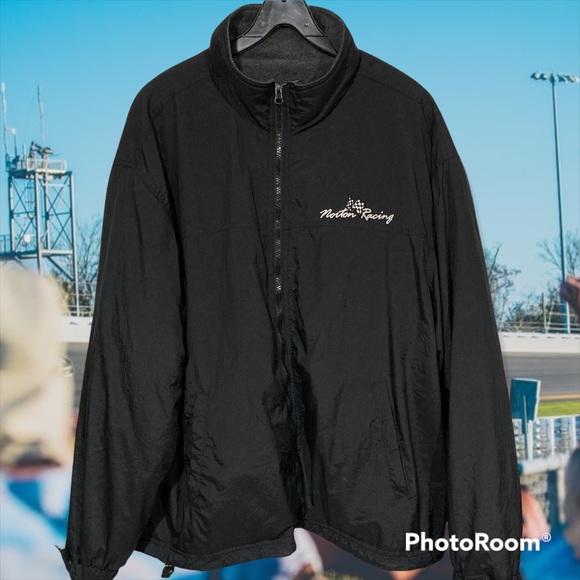 Vintage Men’s Windbreaker Norton Racing Avon Sportswear size XL - Picture 1 of 9